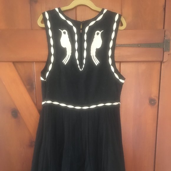 Free People**Size 4**Birds of a Feather Black Dress**Never Worn!!! - Picture 4 of 7